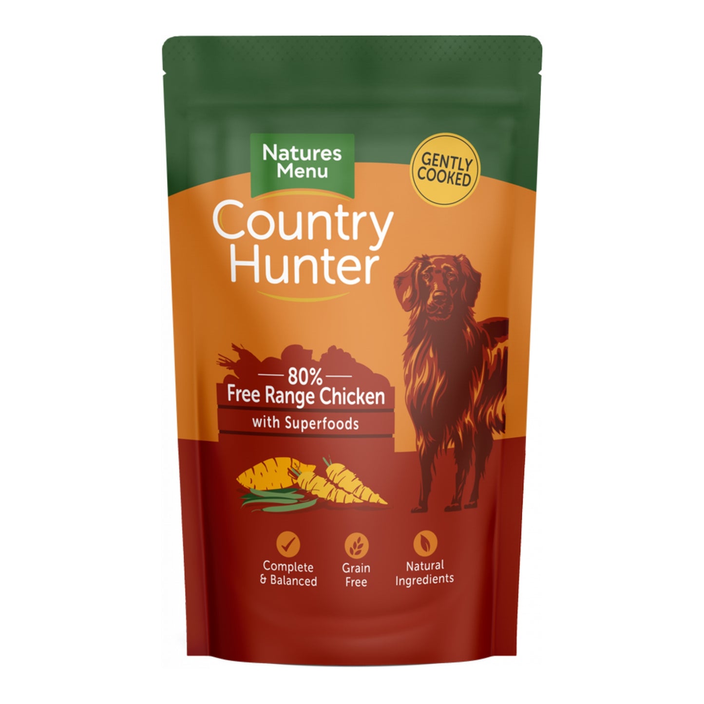 Country Hunter Free Range Chicken Wet Dog Food Pouches 150g