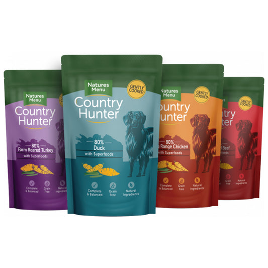 Country Hunter Superfood Selection Wet Dog Food Multipack Pouches 12 x 150g