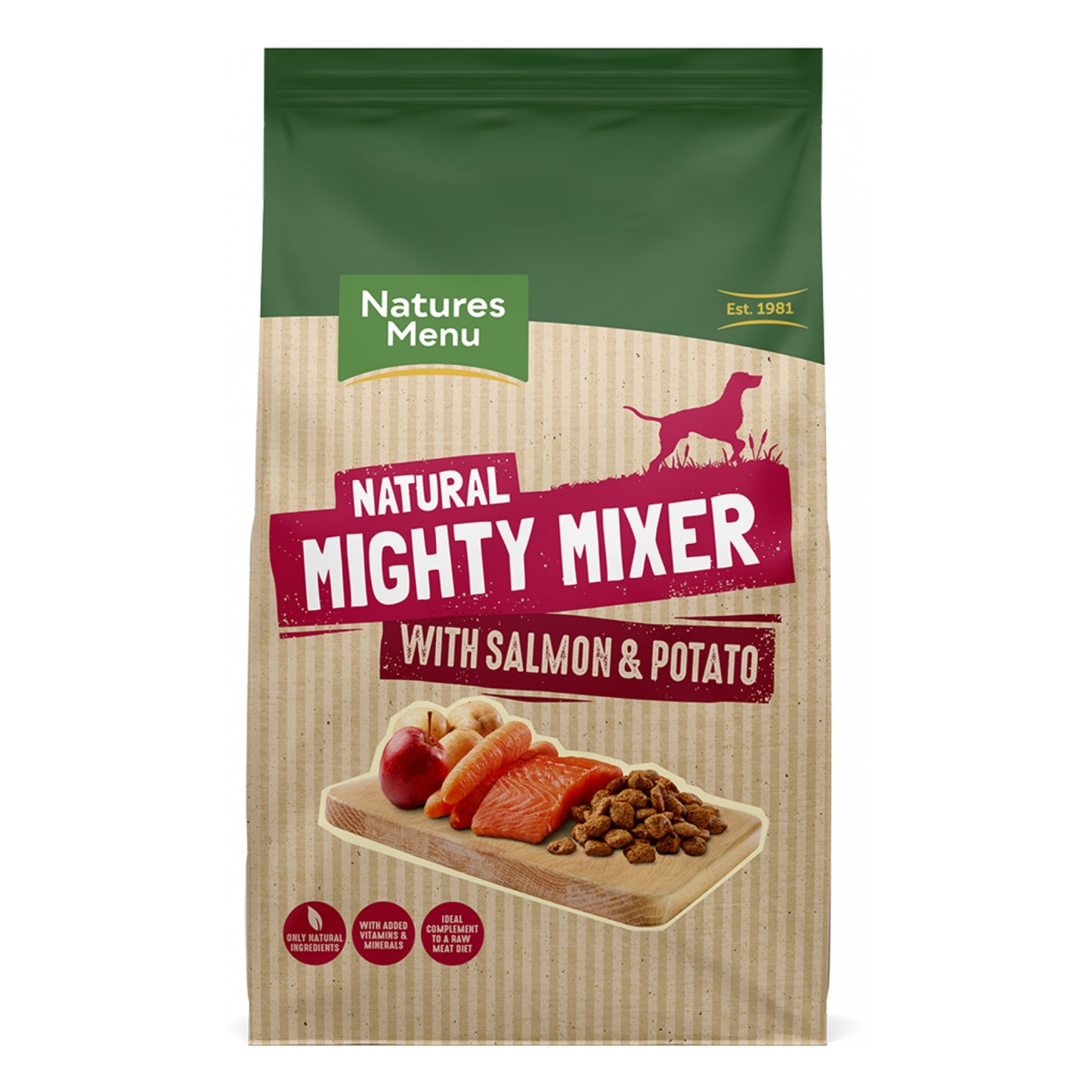 Natures Menu Mighty Mixer with Salmon & Potato 2kg