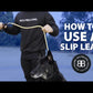 BullyBillows Anti-Pull Training Slip Lead Black