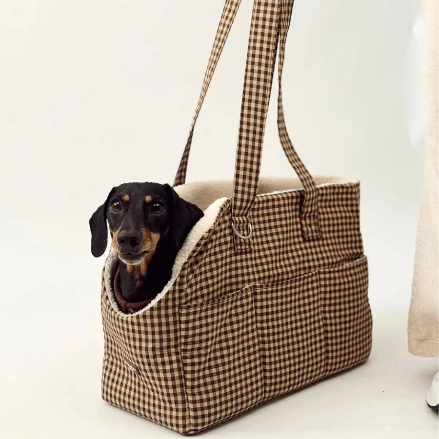 Cocopup London Dog Carrier - Cotswold Check