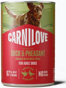 Carnilove Duck & Pheasant Wet Dog Food Can 400g
