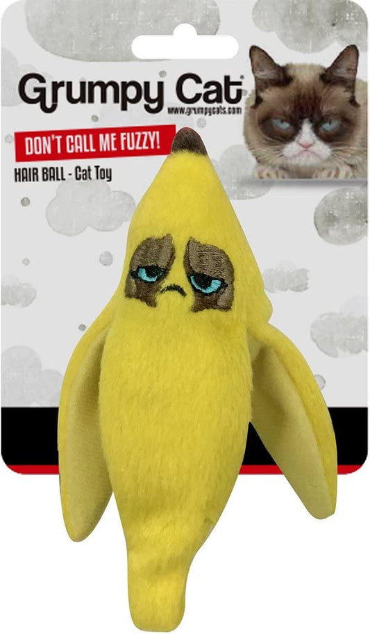 Grumpy Banana Peel Crinkle Cat
