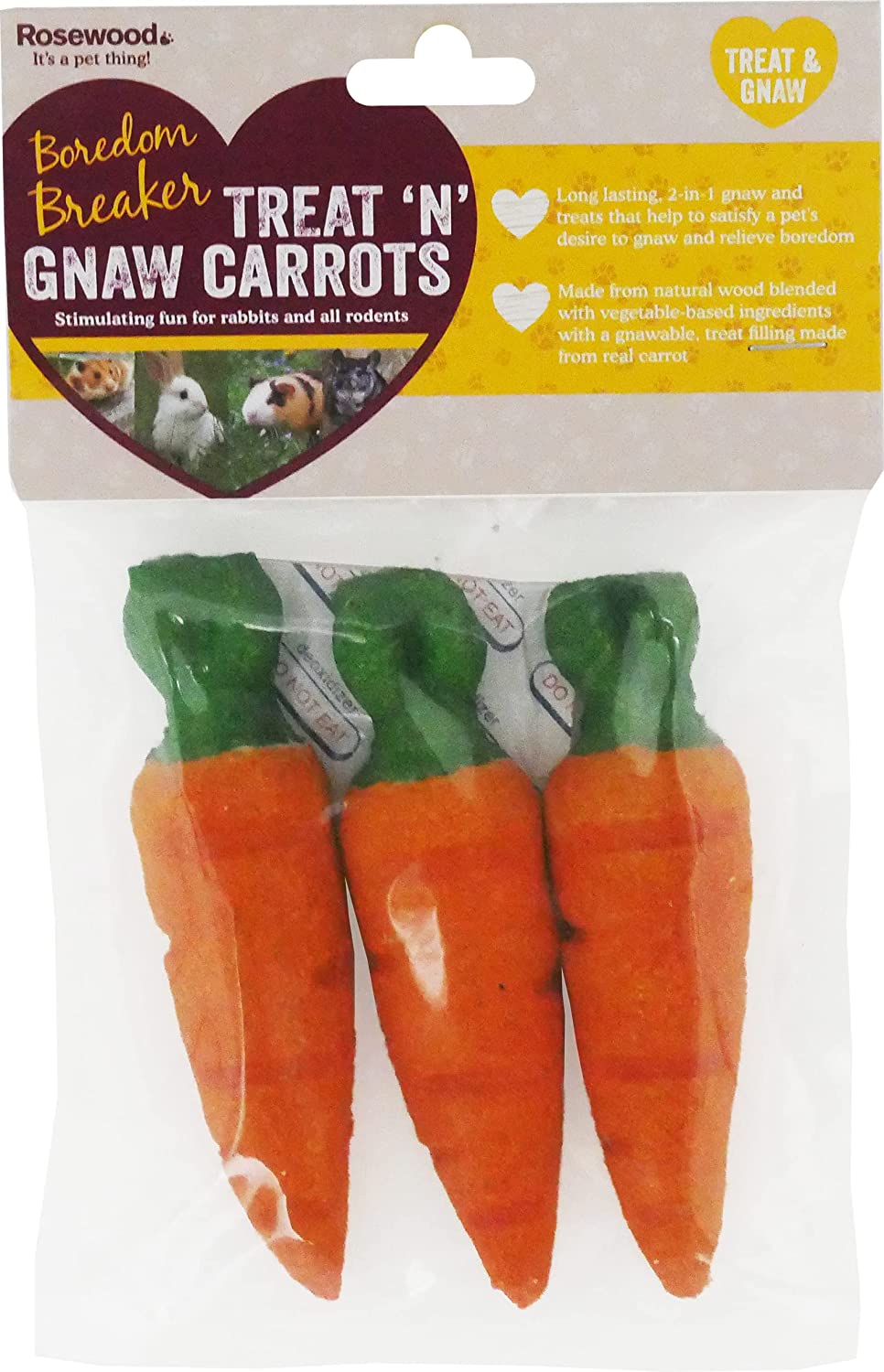 Treat 'n' Gnaw Carrots 3 Pack