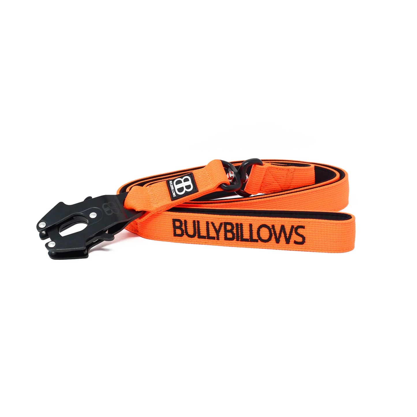 BullyBillows Swivel Combat Dog Lead Orange