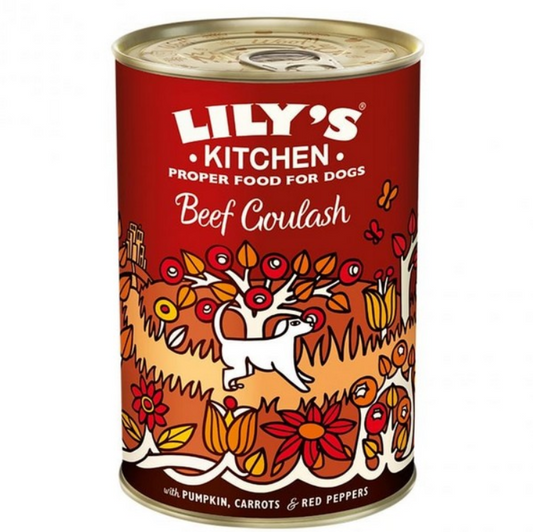 Lilys Kitchen Beef Goulash Wet Dog Food 400g