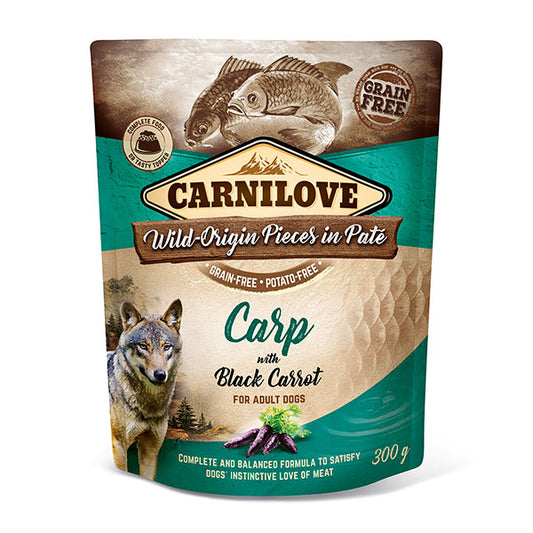 Carnilove Carp with Black Carrot Pâté Pouch 300g