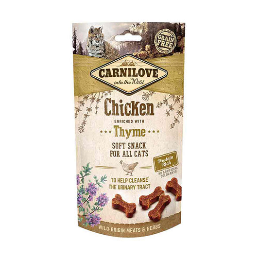 Carnilove Cat Chicken with Thyme Soft Snack Treats 50g