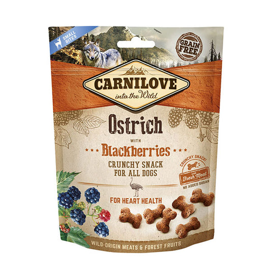 Carnilove Ostrich with Blackberries Crunchy Snack Treats 200g