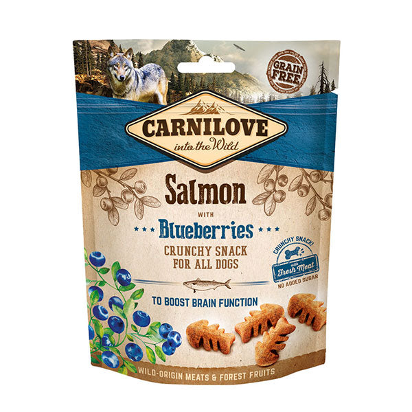Carnilove Salmon & Blueberries Crunchy Snack Treats 200g
