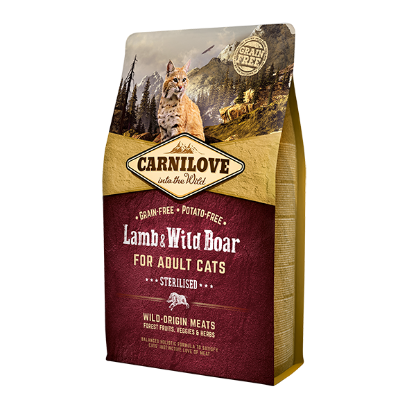 Carnilove Cat Lamb & Wild Boar Dry Food