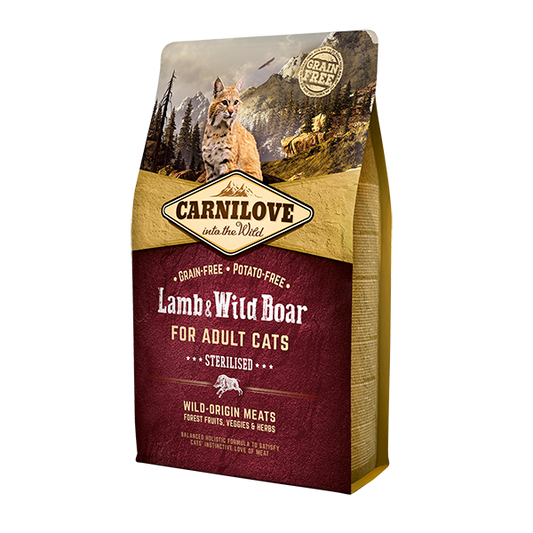 Carnilove Cat Lamb & Wild Boar Dry Food
