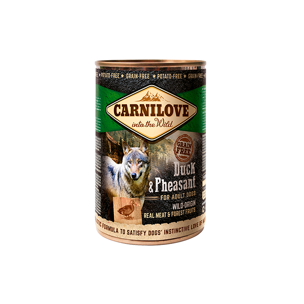 Carnilove Duck & Pheasant Wet Dog Food Can 400g