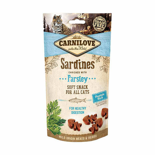 Carnilove Cat Sardine with Parsley Soft Snack Treats 50g