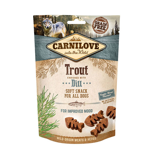 Carnilove Trout with Dill Soft Snack Treats 200g