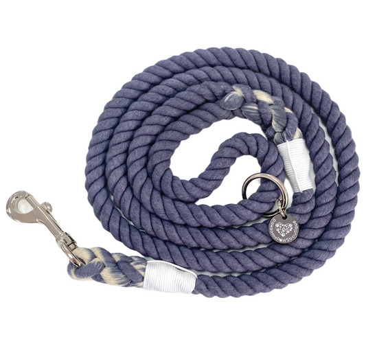 Pawsome Paws Boutique Charcoal Rope Lead