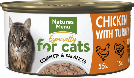Natures Menu Especially For Cats Chicken & Turkey Wet Cat Food Can 85g