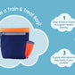 Coachi Train & Treat Bag Navy & Coral