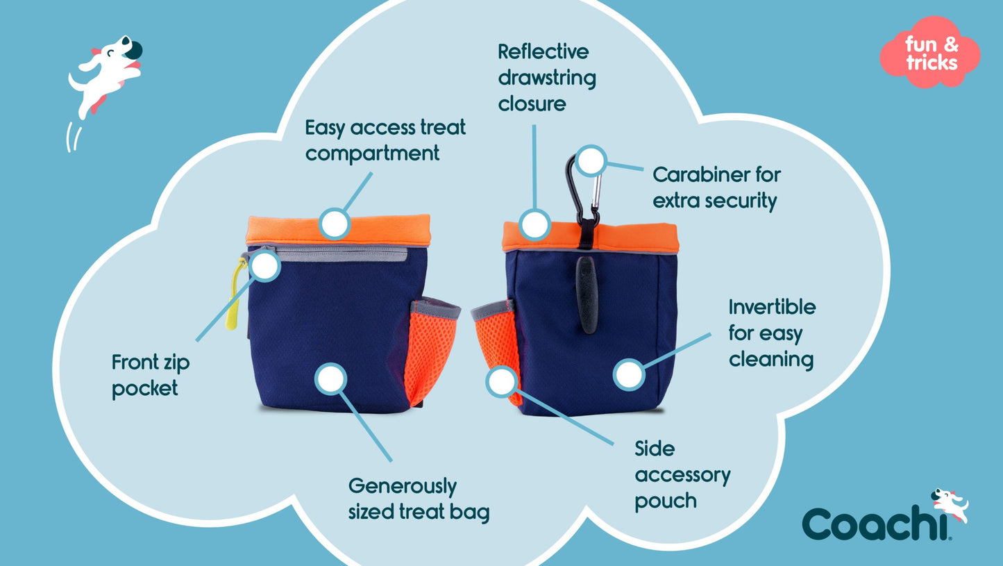 Coachi Train & Treat Bag Navy & Light Blue