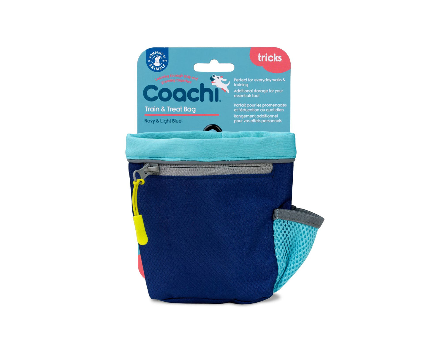 Coachi Train & Treat Bag Navy & Light Blue