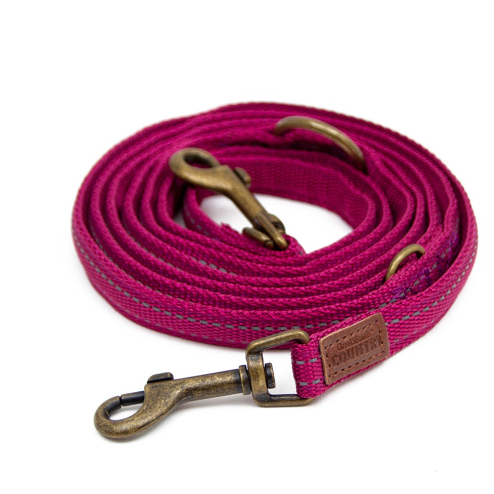 Great&Small Country Orchid Pink Double Ended Dog Training Lead