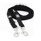BullyBillows Double Ended Training 2 Metre Dog Lead Black