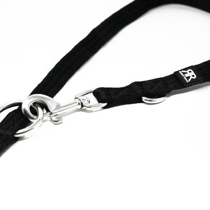 BullyBillows Double Ended Training Dog Lead Black