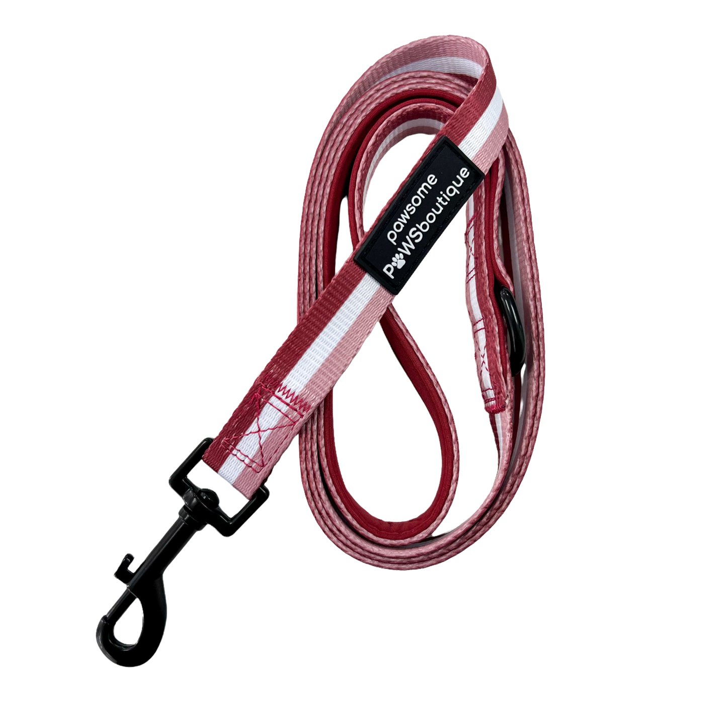 Pawsome Paws Boutique Essentials Wine Red Dog Lead