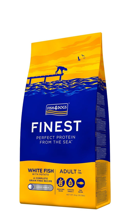 Fish4Dogs Finest Adult White Fish Dry Dog Food
