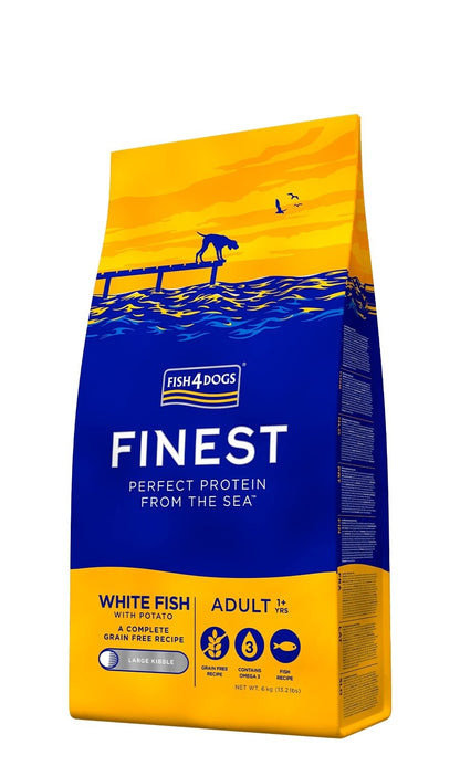 Fish4Dogs Finest Adult White Fish Dry Dog Food