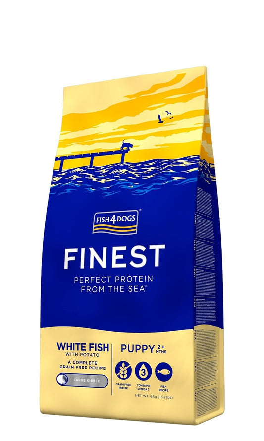 Fish4Dogs Finest Puppy White Fish Dry Dog Food