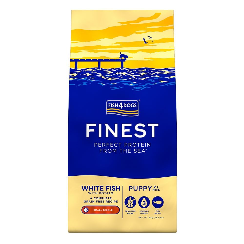 Fish4Dogs Finest Puppy White Fish Dry Dog Food