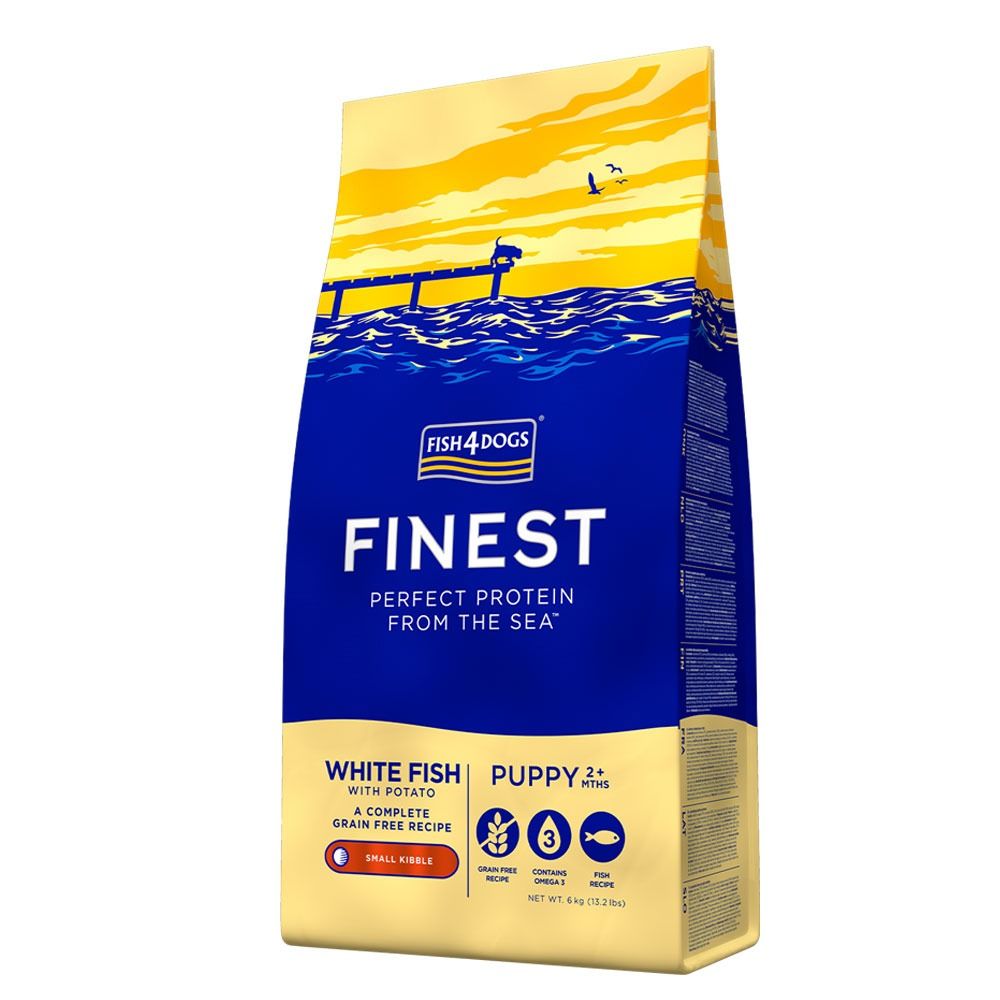 Fish4Dogs Finest Puppy White Fish Dry Dog Food