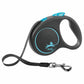 Flexi Black Design Tape 5M Retractable Lead Blue