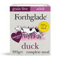 Forthglade Duck with Potatoes & Vegetables Wet Dog Food Tray 395g
