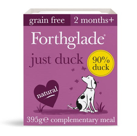 Forthglade Just Duck Wet Dog Food Tray 395g