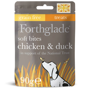Forthglade Natural Soft Bites Chicken & Duck Dog Treats 90g