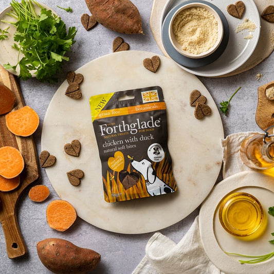 Forthglade Natural Soft Bites Chicken & Duck Dog Treats 90g