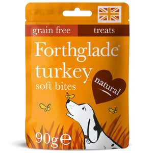 Forthglade Natural Soft Bites Turkey Dog Treats 90g