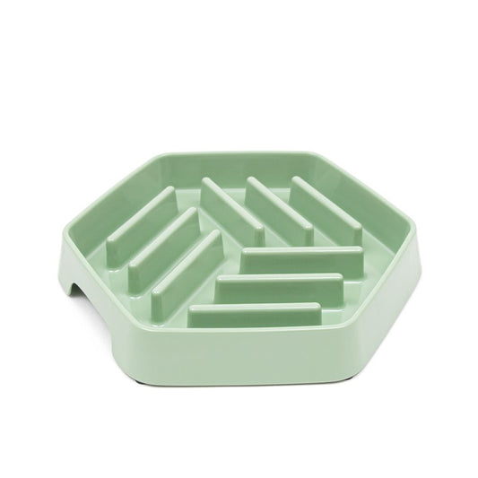 Great&Small Sage Green Slow Down Hexagon Bowl