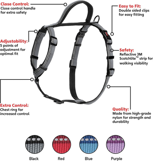 Halti Walking Dog Harness Black