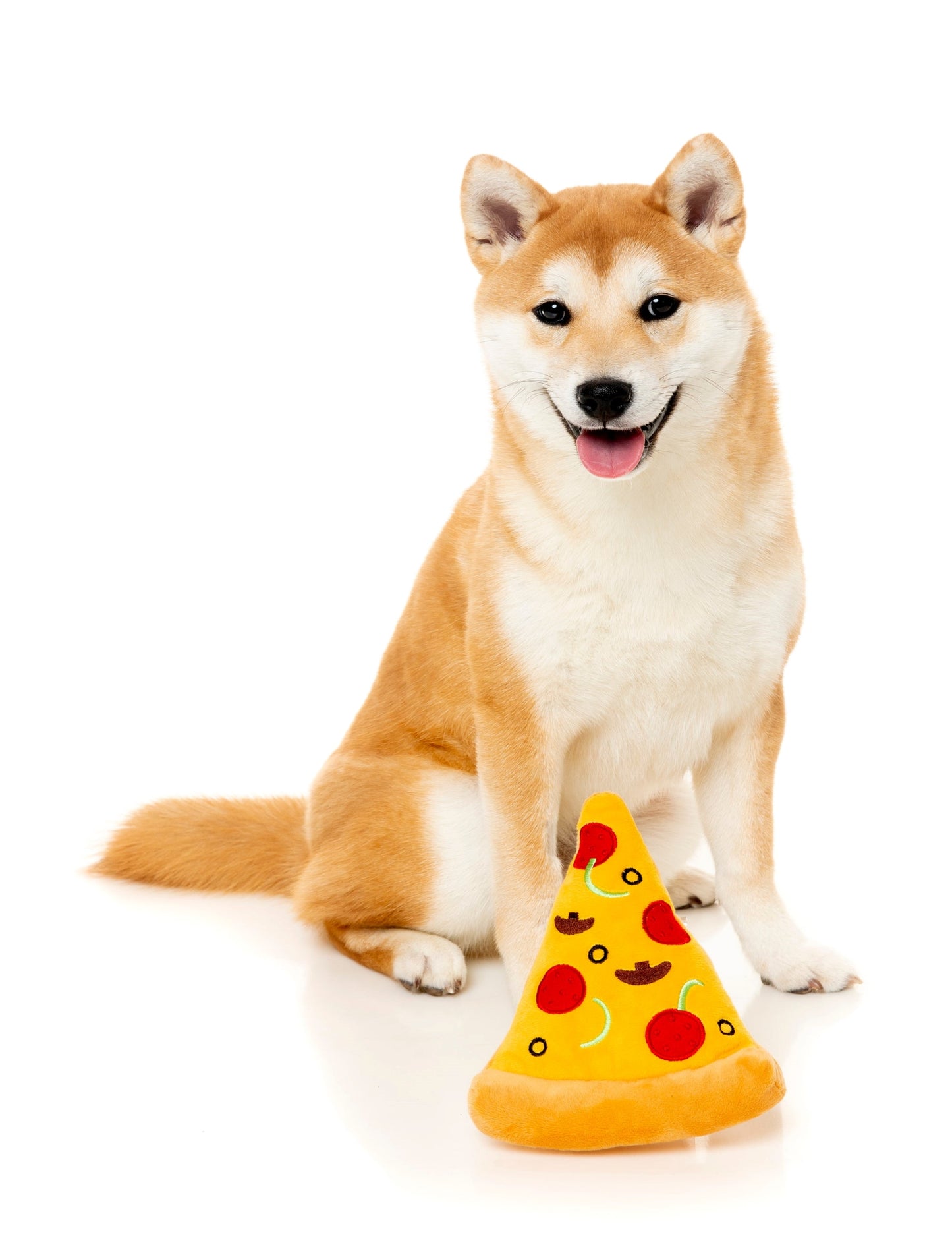 Fuzzyard Pizza Slice Dog Toy