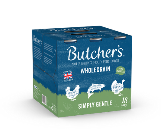Butcher's Simply Gentle Recipes Wet Dog Food Multipack Cans 18 x 390g