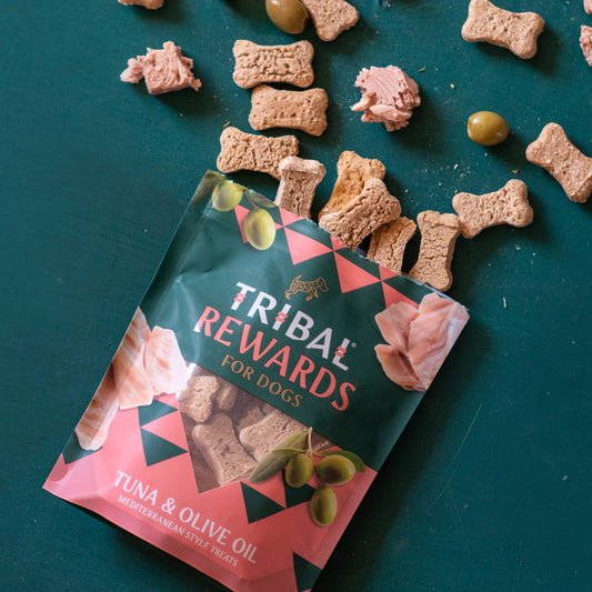 Tribal Rewards Tuna & Olive Oil Dog Treats 125g