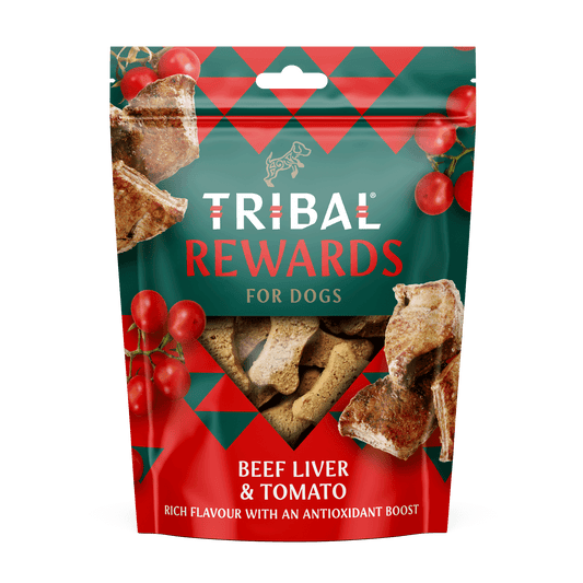 Tribal Rewards Beef Liver & Tomato Dog Treats 125g