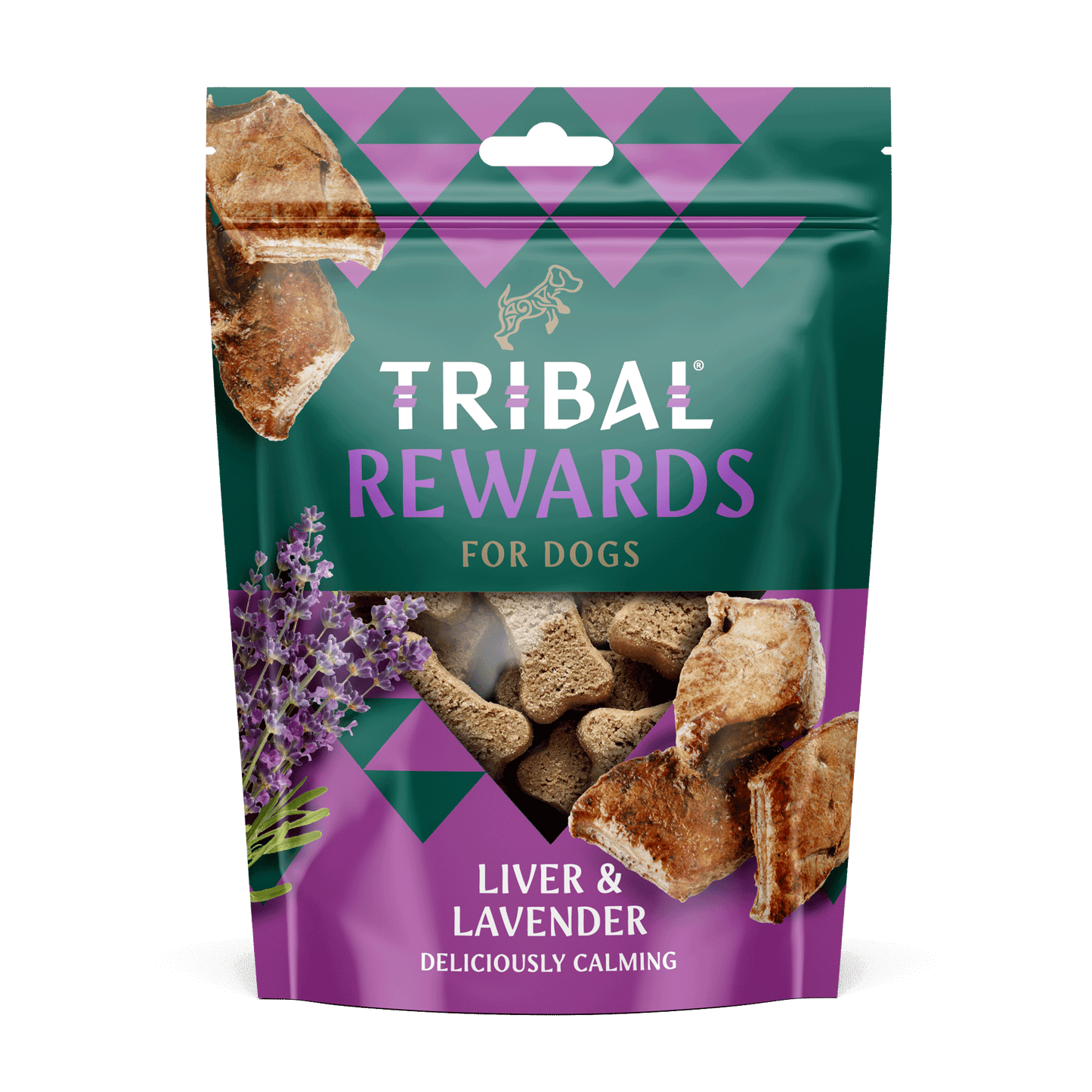 Tribal Rewards Liver & Lavender Dog Treats 125g