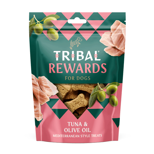 Tribal Rewards Tuna & Olive Oil Dog Treats 125g