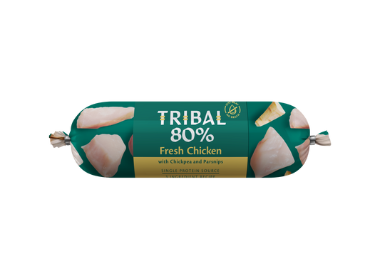 Tribal 80% Fresh Chicken Gourmet Sausage Wet Dog Food