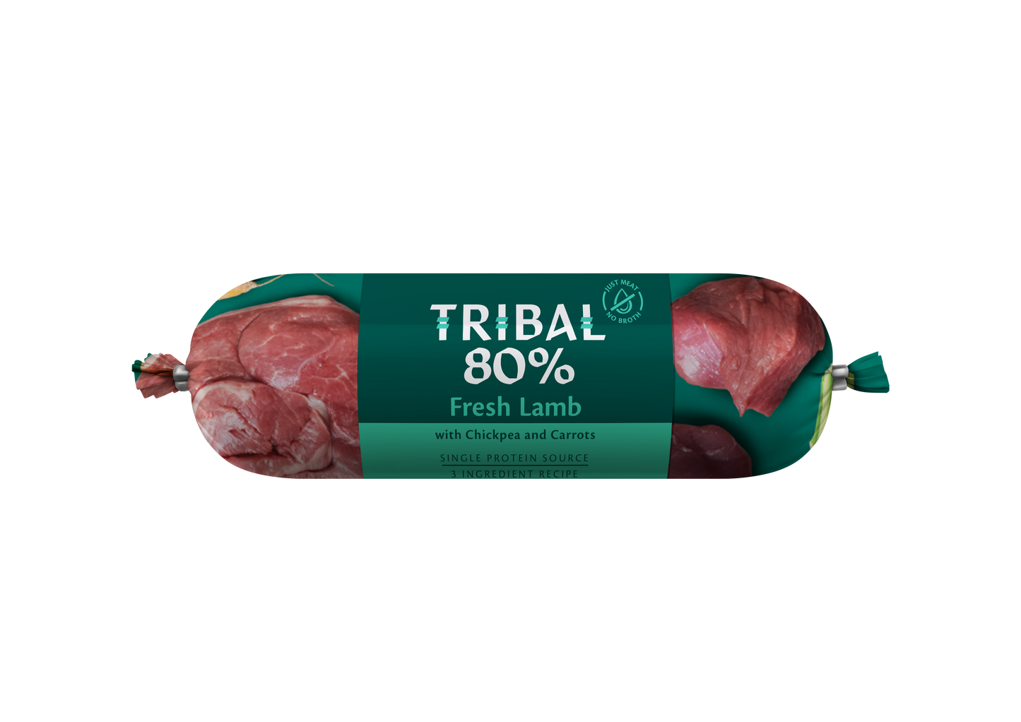 Tribal 80% Fresh Lamb Gourmet Sausage Wet Dog Food