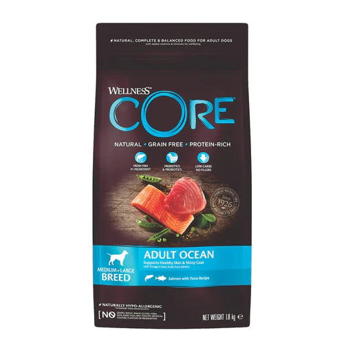 Wellness CORE Ocean Fish Salmon with Tuna Grain Free Dry Dog Food
